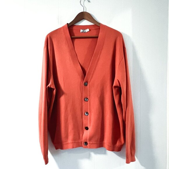 Maus & Hoffman Knit Cardigan Made in USA Size Large - Picture 3 of 9